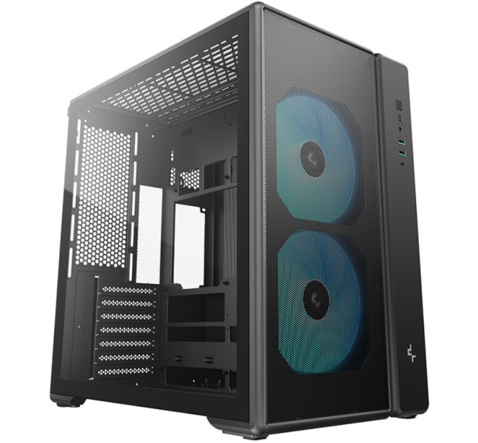 Deepcool Корпус DeepCool CG590 Mesh 2F Black (R-CG590MESH-BKANA2-G)