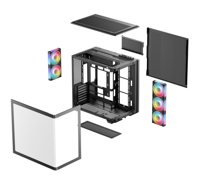 Deepcool Корпус DeepCool CG590U 5F Black (R-CG590U-BKAGA5-G)