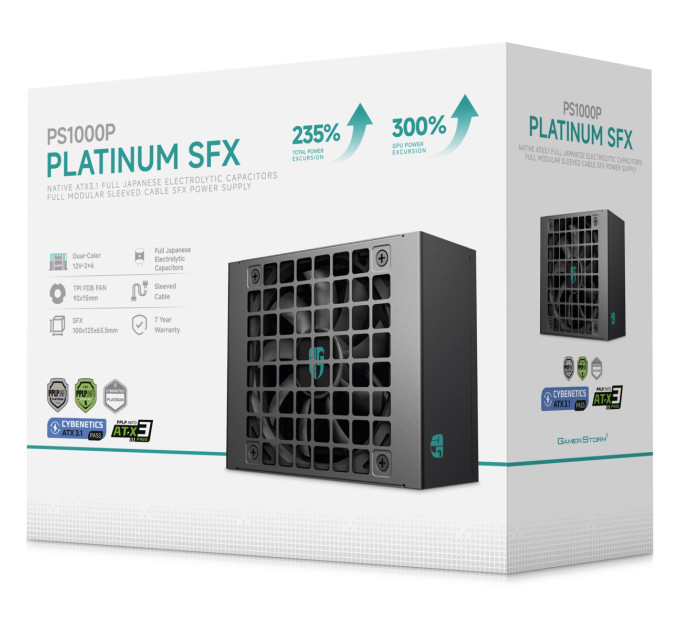 GamerStorm Блок живлення DeepCool GamerStorm PS1000P 1000W (R-PSA00P-FE0B-JGEU)