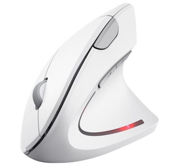 Trust Миша Trust Verto Ergonomic, WL, білий