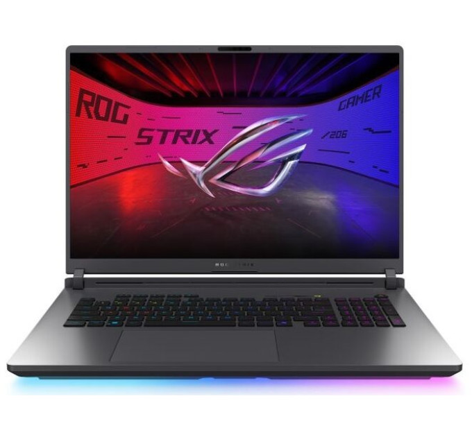 ASUS Ноутбук ASUS ROG Strix G18 G815LR-S9337 18" WQXGA IPS, Intel Ultra 9 275HX, 32GB, F1TB, NVD5070Ti-12, NoOS, Сірий