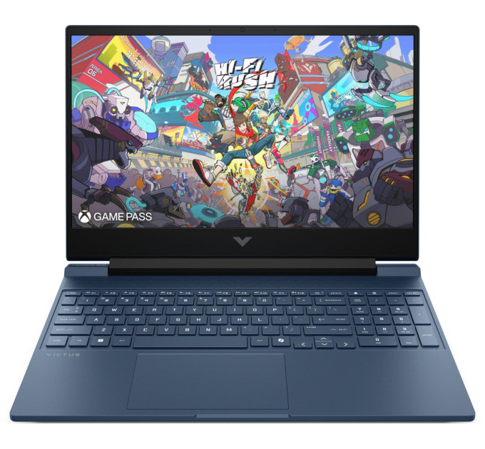 HP Ноутбук HP Victus 15-fb3115ua 15.6" FHD IPS AG, AMD R7-7445HS, 16GB, F512GB, NVD3050-6, DOS, синій