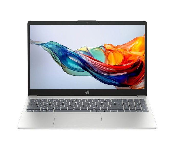 HP Ноутбук HP 15-fc0331ua 15.6" FHD IPS AG, AMD R7-7730U, 16GB, F512GB, UMA, DOS, сріблястий