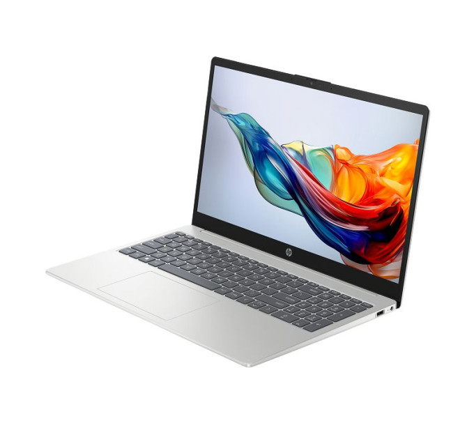 HP Ноутбук HP 15-fc0331ua 15.6" FHD IPS AG, AMD R7-7730U, 16GB, F512GB, UMA, DOS, сріблястий
