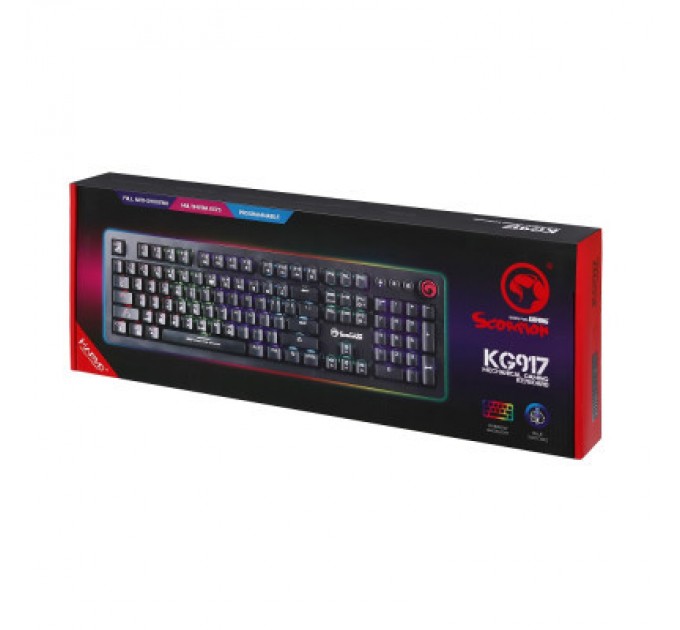 Marvo Клавіатура Marvo KG917 Multi-LED Mechanical Blue Switch