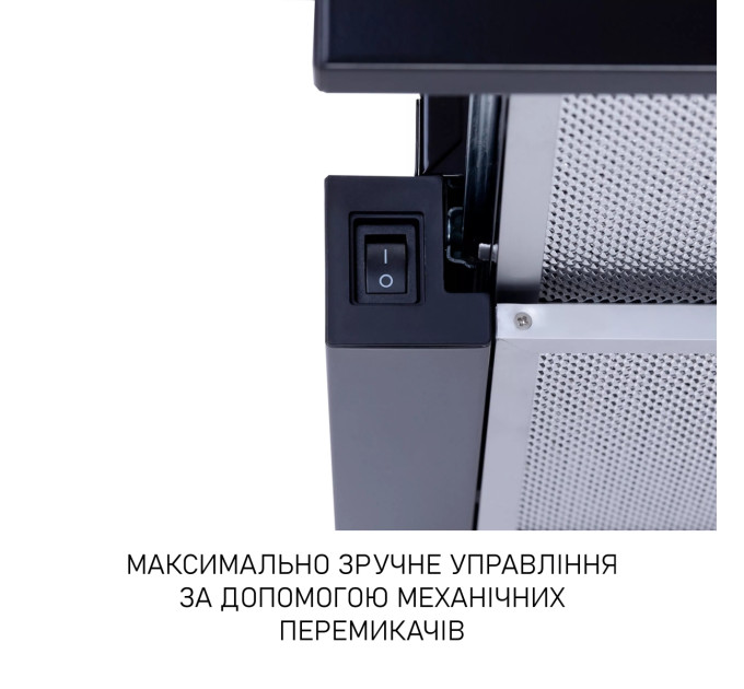 Витяжка  MINOLA HTL 6615 BL 1000 LED Телескопічна, вбудована