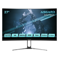 Монітор ASGARD Gaming 27" AS275QC VA Black Curved 200Hz Монітор ASGARD Gaming 27" AS275QC VA Black Curved 200Hz