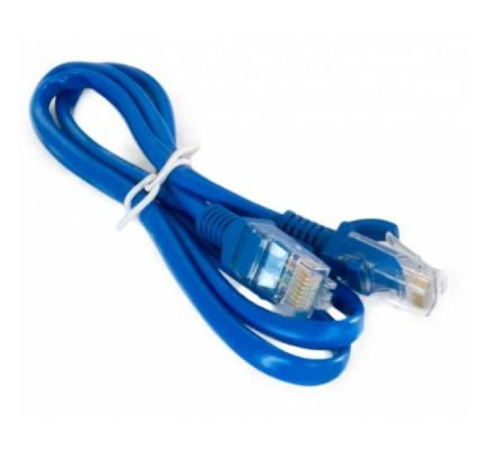 Extradigital Патч-корд 0.5м, UTP, cat.5e, CCA, blue Extradigital (KBP1765)