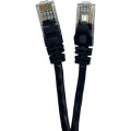 GEAR Патч-корд 0.25м UTP cat.5e, CCA, 24AWG, black GEAR (GPC-UTPCCARJ45-0.25B)