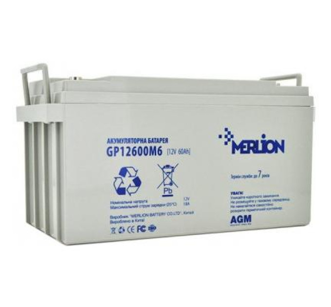 Merlion Батарея до ДБЖ Merlion 12V-60Ah (GP12600M6)