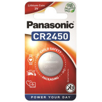 Батарейка Panasonic CR 2450 * 1 LITHIUM (CR-2450EL/1B)