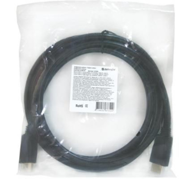 Defender Кабель мультимедійний HDMI to HDMI 2.0m HDMI-07 v1.4 Defender (87352)