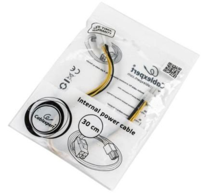 Cablexpert Кабель Cablexpert CC-PSU-7, кабель подовжувач живлення процесорів 0,3м