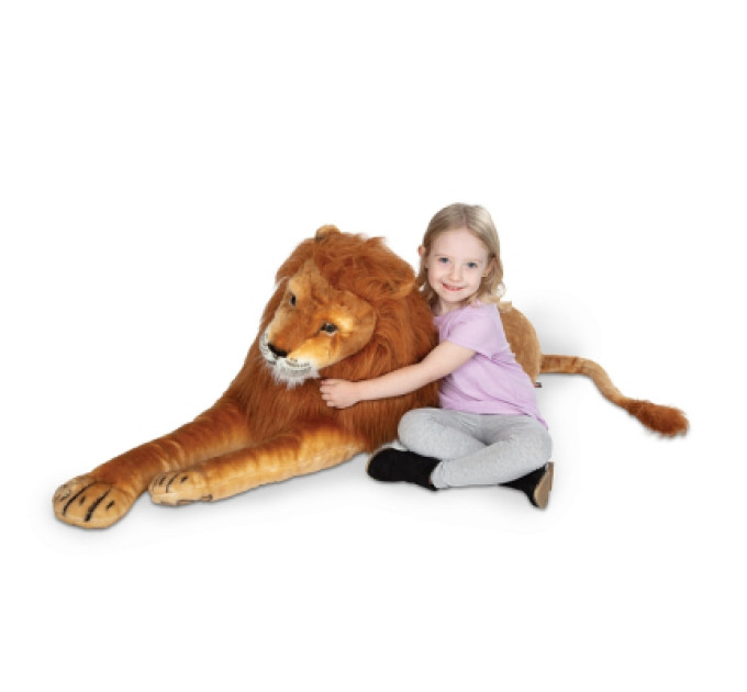 Melissa&Doug М'яка іграшка Melissa&Doug Гігантський плюшевий лев, 1,8 м (MD12102)