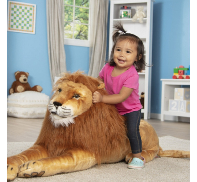 Melissa&Doug М'яка іграшка Melissa&Doug Гігантський плюшевий лев, 1,8 м (MD12102)