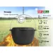 Brizoll Котел туристичний Brizoll чавунний з кришкою-сковородою10 л (KT10-2)