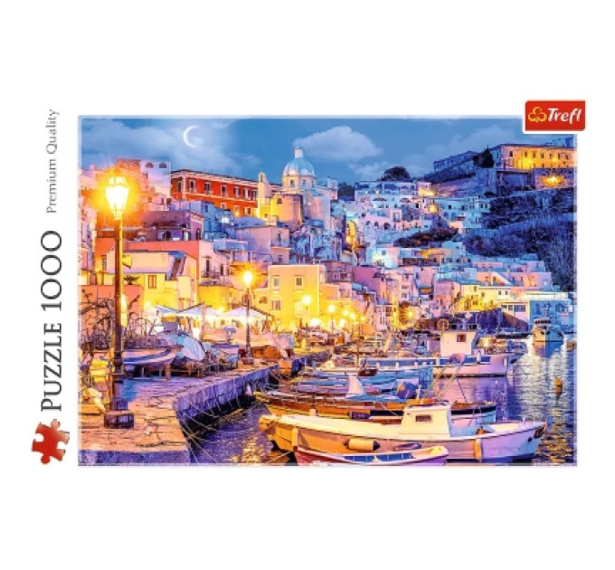Trefl Пазл Trefl Острів Прочіда вночі, Італія 1000 елементів (5900511107944)