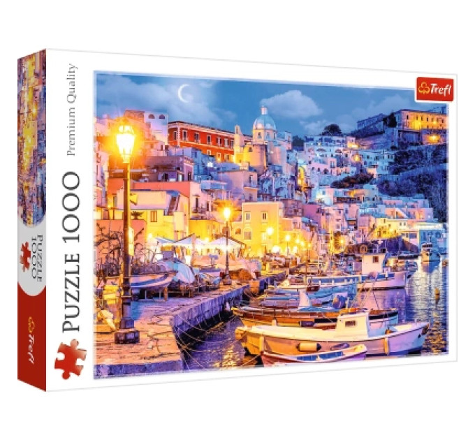 Trefl Пазл Trefl Острів Прочіда вночі, Італія 1000 елементів (5900511107944)