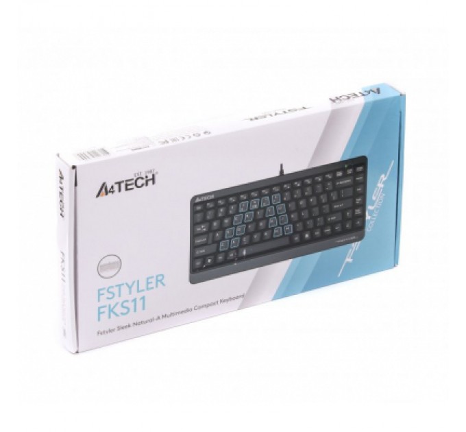 A4Tech Клавіатура A4Tech FKS11 USB Grey