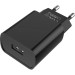 BOROFONE Зарядний пристрій BOROFONE BA20A Sharp USB + cable USB to Micro 5P 10.5W Black (6931474702135)
