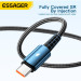 Essager Дата кабель USB 2.0 AM to USB-C 2.0m 120W black Essager (EXC120-CGA01-P)