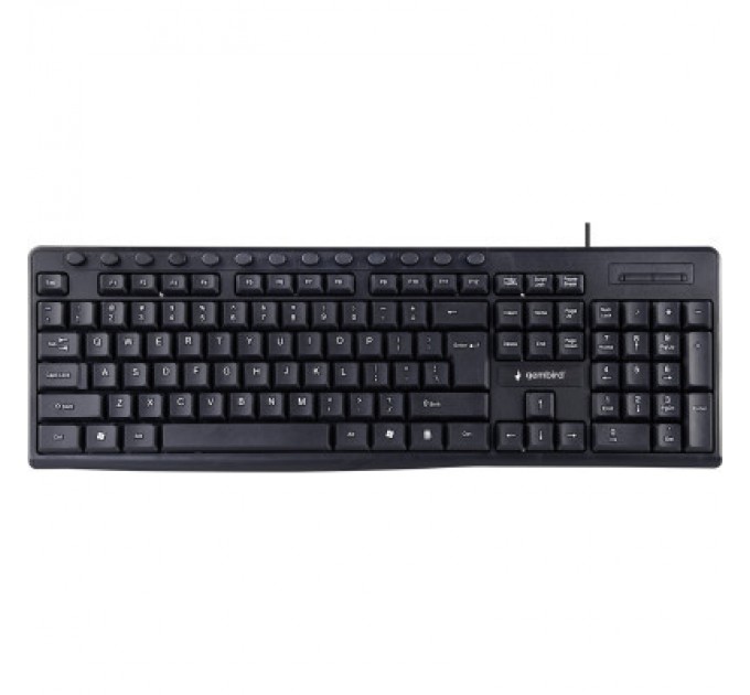 Gembird Клавіатура Gembird KB-UM-107-UA USB Black (KB-UM-107-UA)