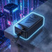 HOCO Батарея універсальна HOCO 60000mAh Element PD/20W, QC/22.5W, LED Lamp, Black (J123C / 714736)