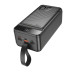 HOCO Батарея універсальна HOCO 60000mAh Element PD/20W, QC/22.5W, LED Lamp, Black (J123C / 714736)