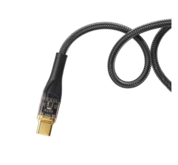 Essager Дата кабель USB 2.0 AM to USB-C 1.0m 7A black Essager (EXCT-XJ01-P)