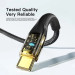 Essager Дата кабель USB 2.0 AM to USB-C 1.0m 7A black Essager (EXCT-XJ01-P)