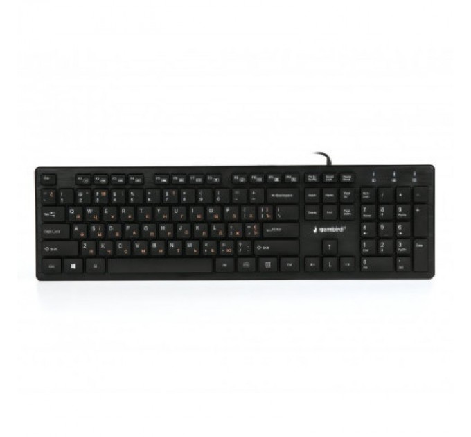 Gembird Клавіатура Gembird KB-MCH-03-UA USB Black (KB-MCH-03-UA)