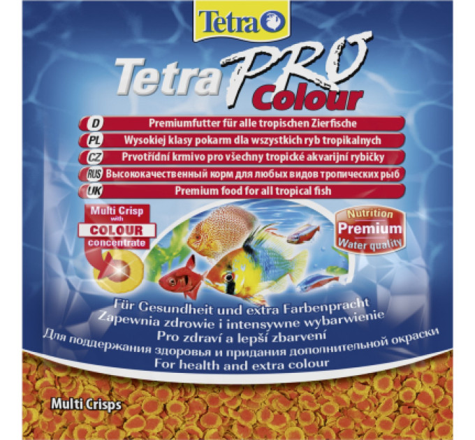 Tetra Корм для риб Tetra Pro Colour в чіпсах 12 г (4004218149366)