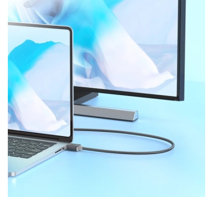 HOCO Кабель мультимедійний HDMI M to HDMI M 2.0m V2.0 4K black HOCO (6931474799395)