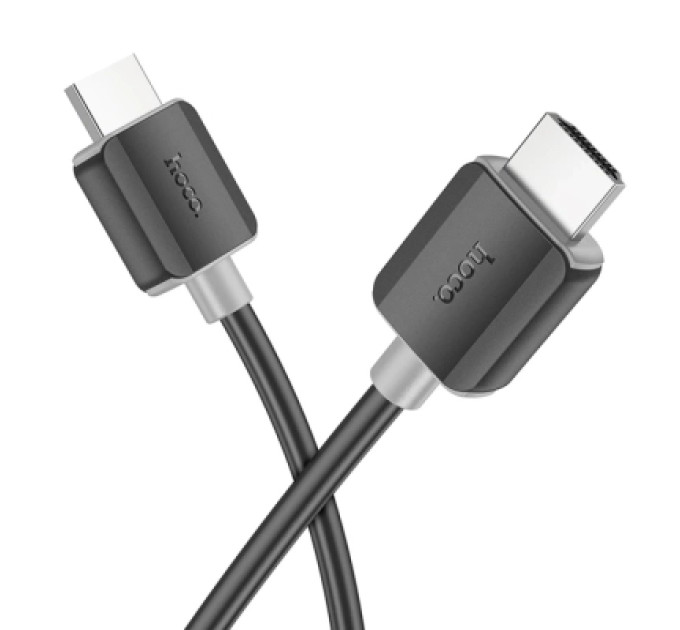 HOCO Кабель мультимедійний HDMI M to HDMI M 2.0m V2.0 4K black HOCO (6931474799395)