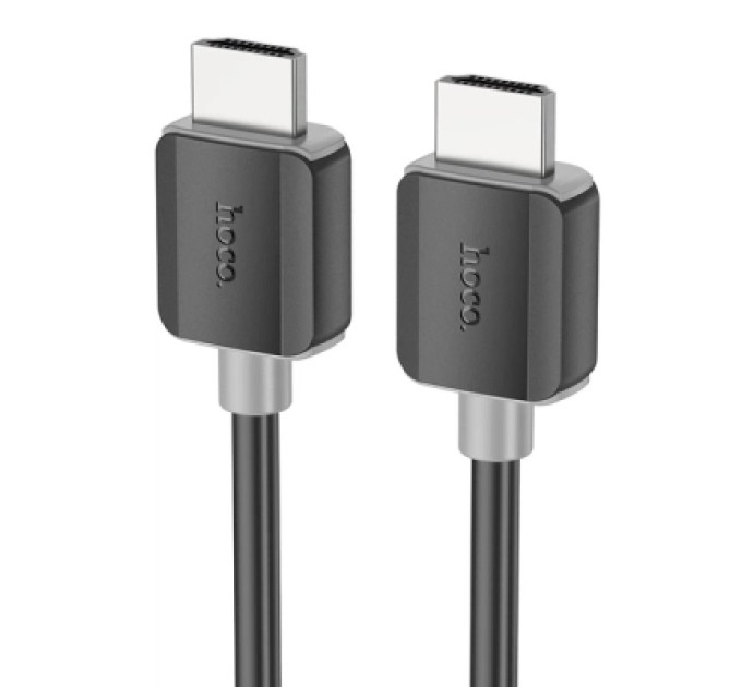 HOCO Кабель мультимедійний HDMI M to HDMI M 2.0m V2.0 4K black HOCO (6931474799395)