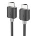 HOCO Кабель мультимедійний HDMI M to HDMI M 2.0m V2.0 4K black HOCO (6931474799395)