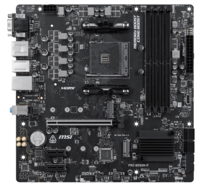 MSI Материнська плата MSI PRO B550M-P