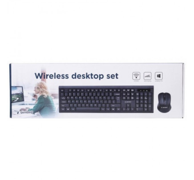 Gembird Комплект Gembird KBS-WM-03-UA Wireless Black (KBS-WM-03-UA)