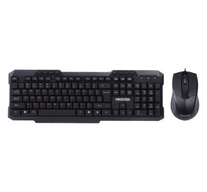 Maxxter Комплект Maxxter KMS-CM-02-UA USB Black (KMS-CM-02-UA)