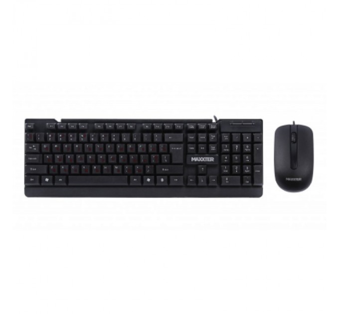 Maxxter Комплект Maxxter KMS-CM-01-UA USB Black (KMS-CM-01-UA)