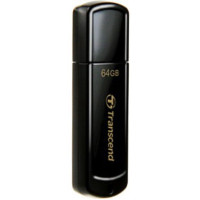 Флешка USB Flash 64Gb USB 2.0 Transcend JetFlash 350  Black