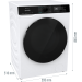 Gorenje Прально-сушильна машина  GORENJE WD 2PA854 ADW/UA