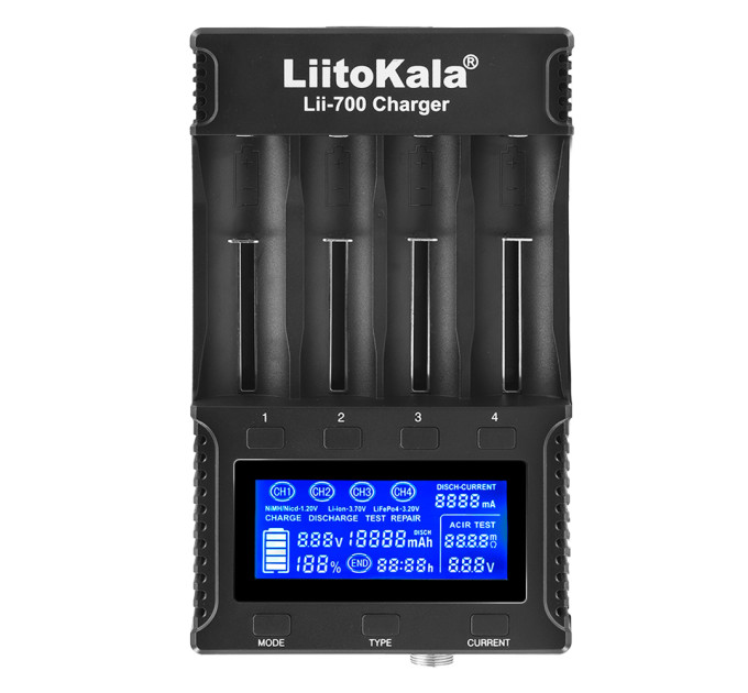 Liitokala Зарядний пристрій Liitokala Lii-700