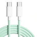 Noname Кабель Apple Woven Charge USB Type-C - USB Type-C, 1м, Green (K28437)