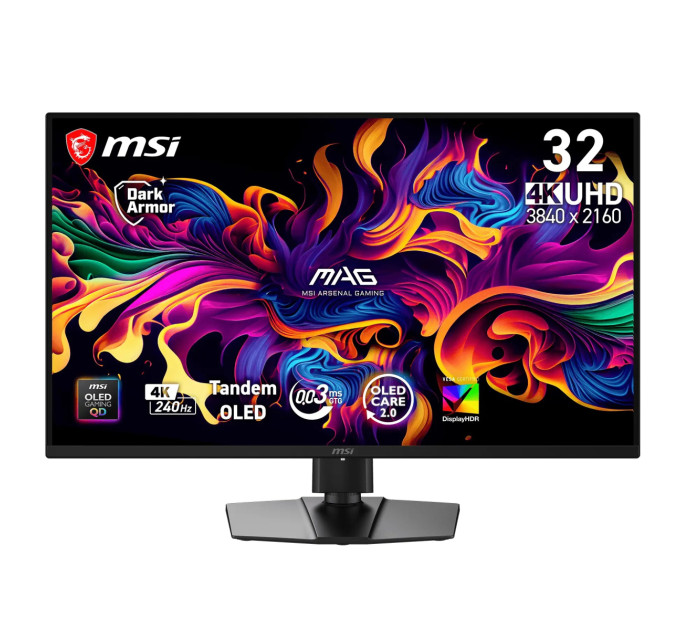 MSI Монітор MSI 31.5" MAG 321UPX QD-OLED X24 Black 240Hz