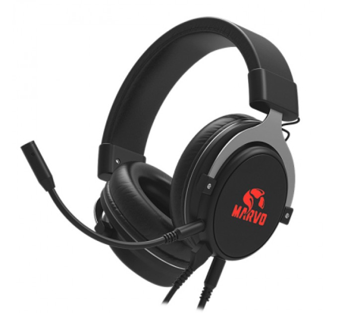 Marvo Навушники Marvo HG9052 Red-LED 7.1 Black (HG9052)