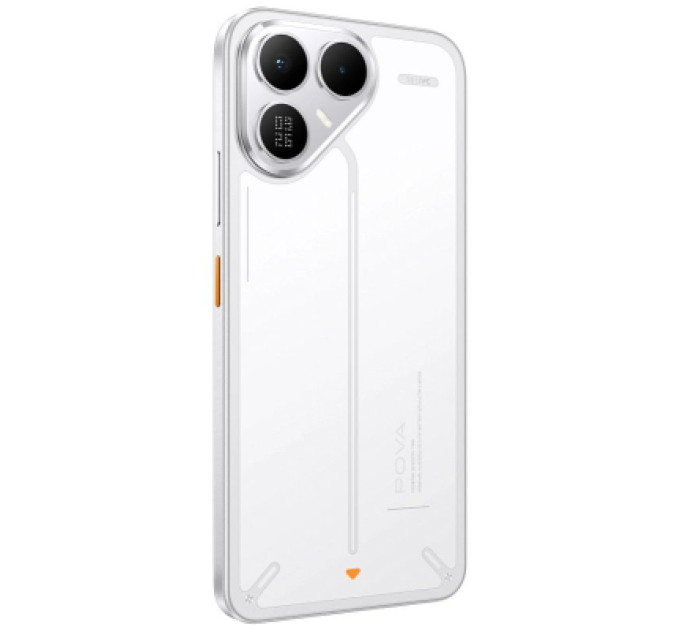 Tecno Мобільний телефон Tecno POVA 8 8/128Gb Arc White (4894947132292)
