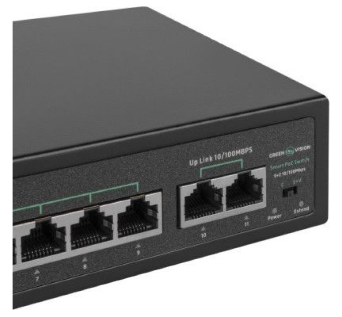 Greenvision Комутатор мережевий Greenvision GV-016-D-09+2P