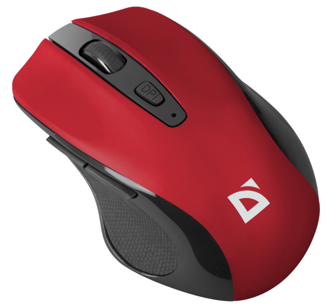 Defender Мишка Defender Prime MB-053 Silent Wireless Red (52052)