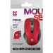 Defender Мишка Defender Prime MB-053 Silent Wireless Red (52052)